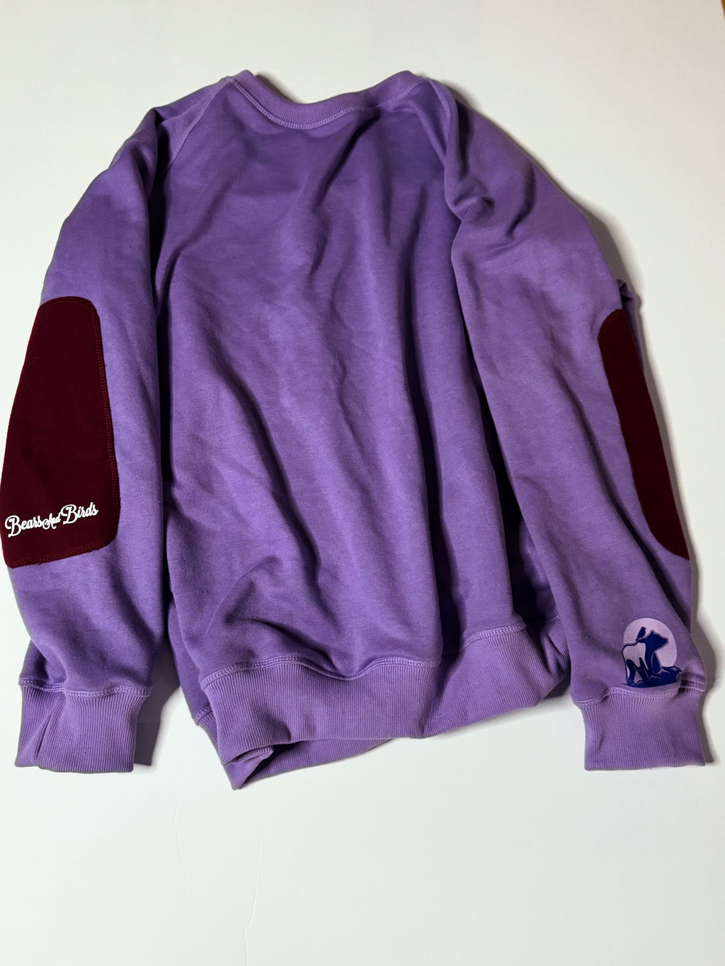 Purple sweatshirt
