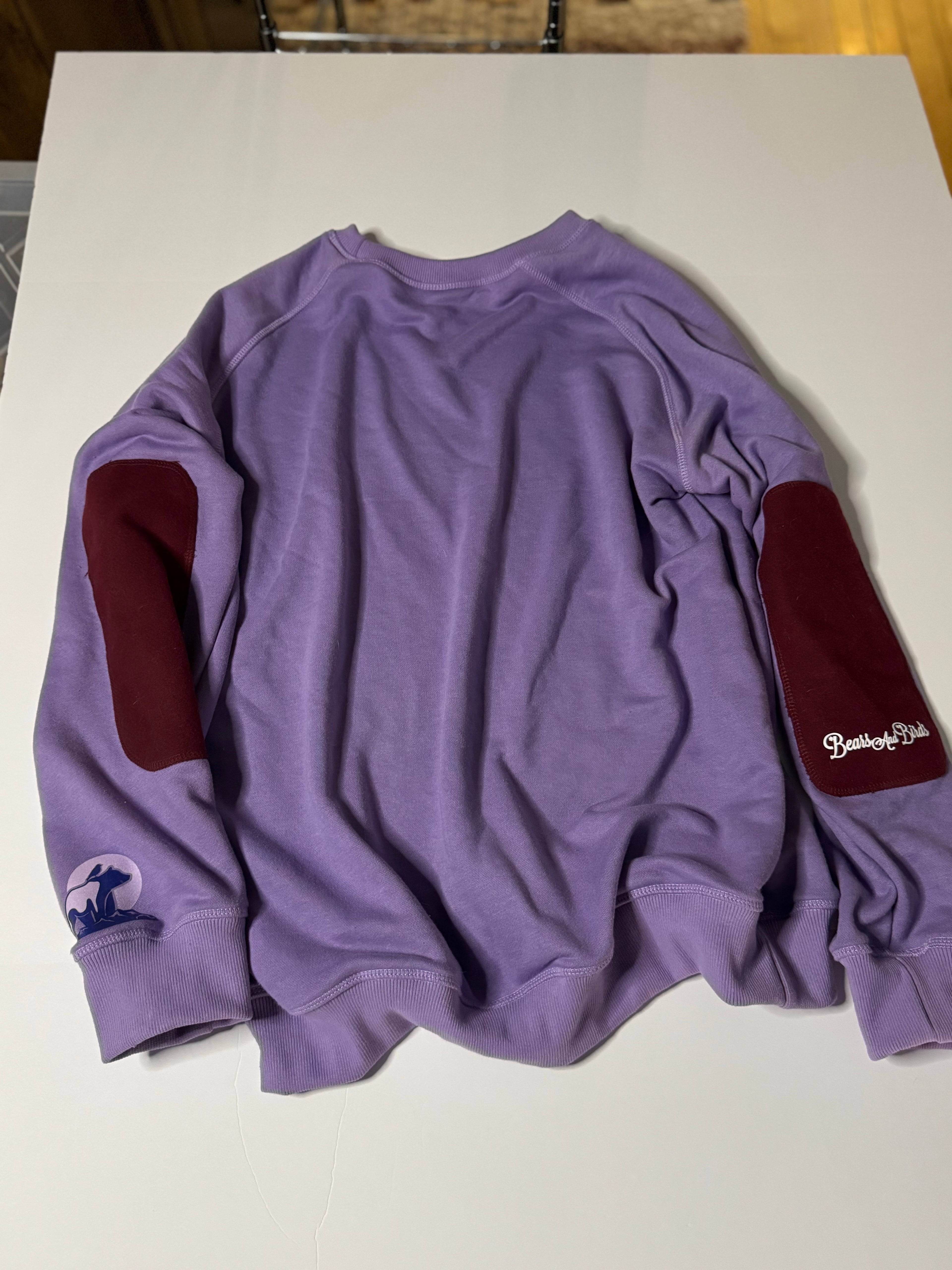 Purple sweatshirt