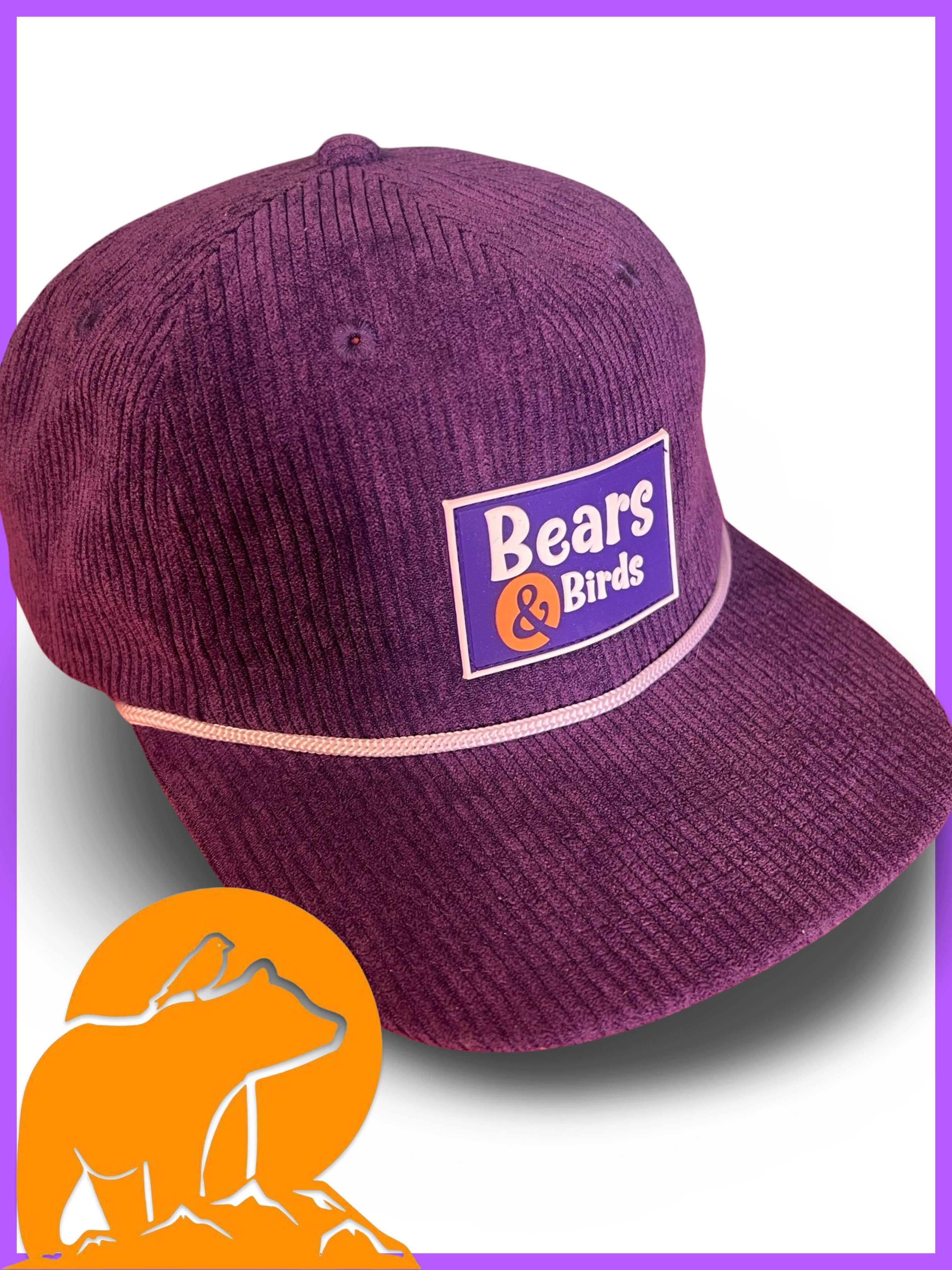 Purple Corduroy hat