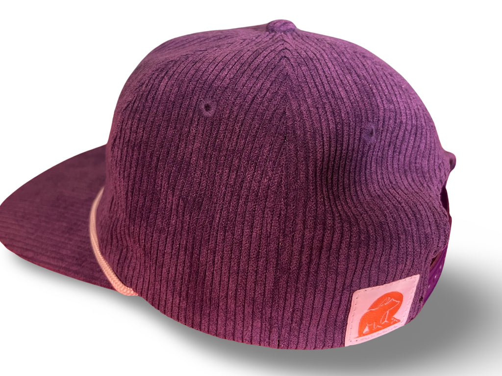 Purple Corduroy hat