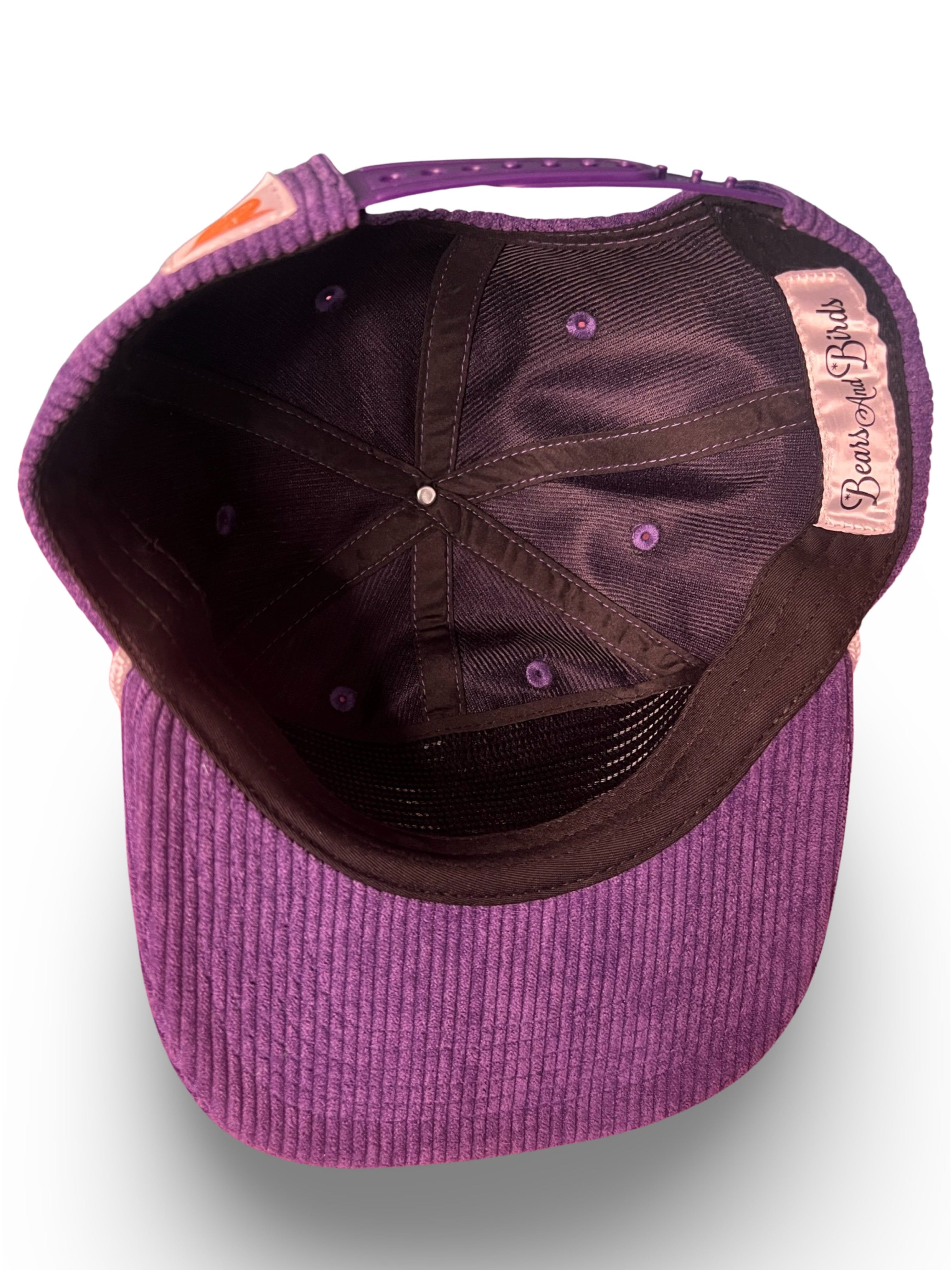 Purple Corduroy hat