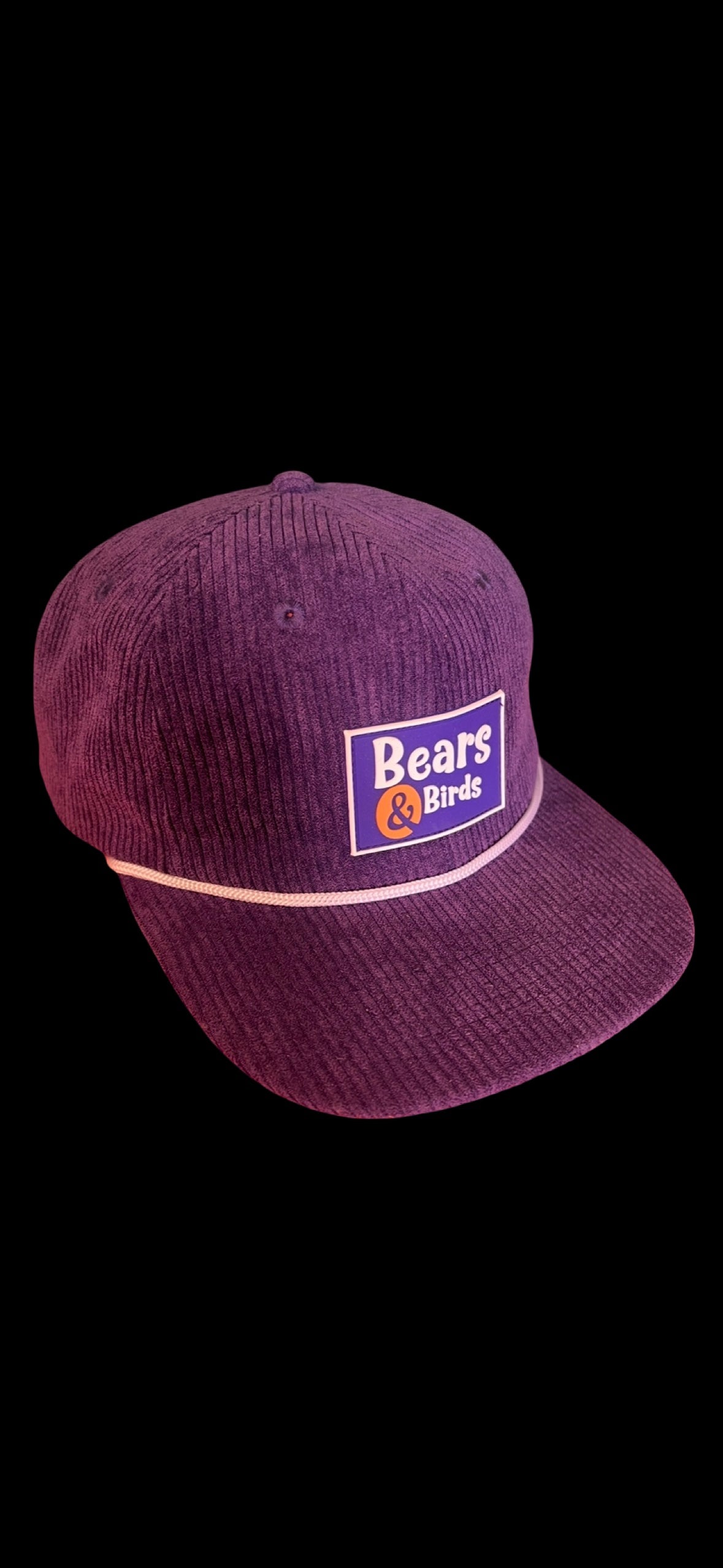 Purple Corduroy hat
