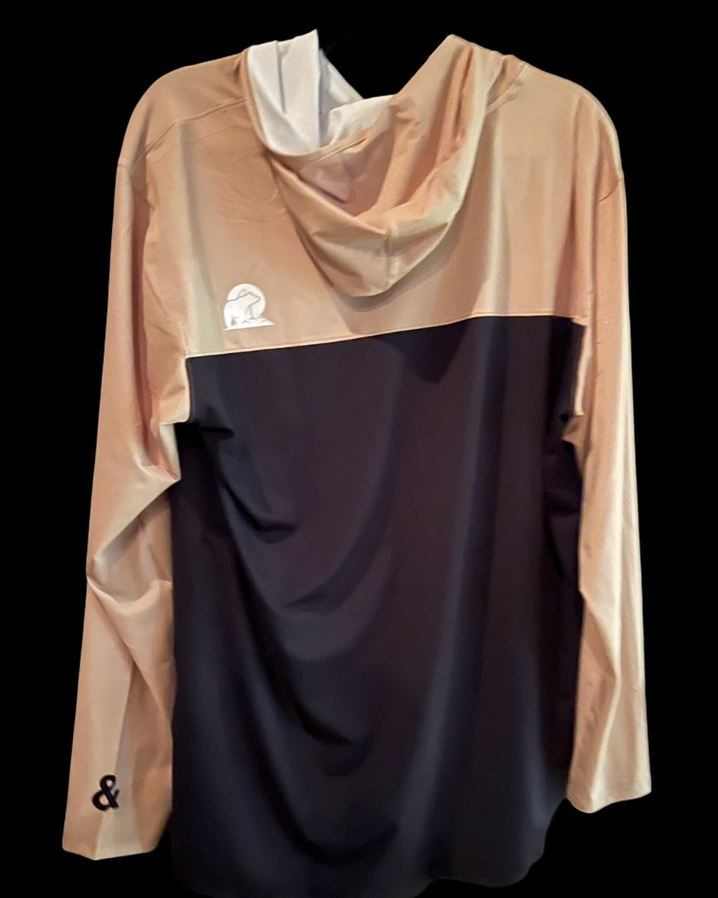 Black and gold hoodie