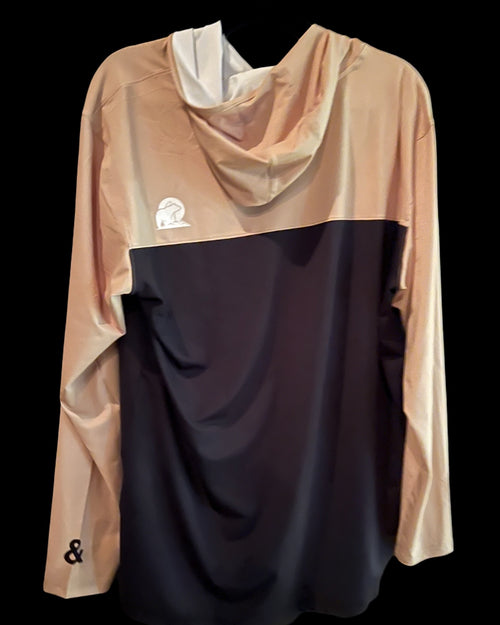 Black and gold hoodie