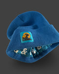 Blue beanie